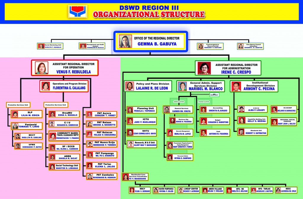 DSWD Organizational Chart 2021