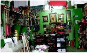 A peak of the Jerryson Alcantara’s store situated at the Pasalubong Center of Baler, Aurora 